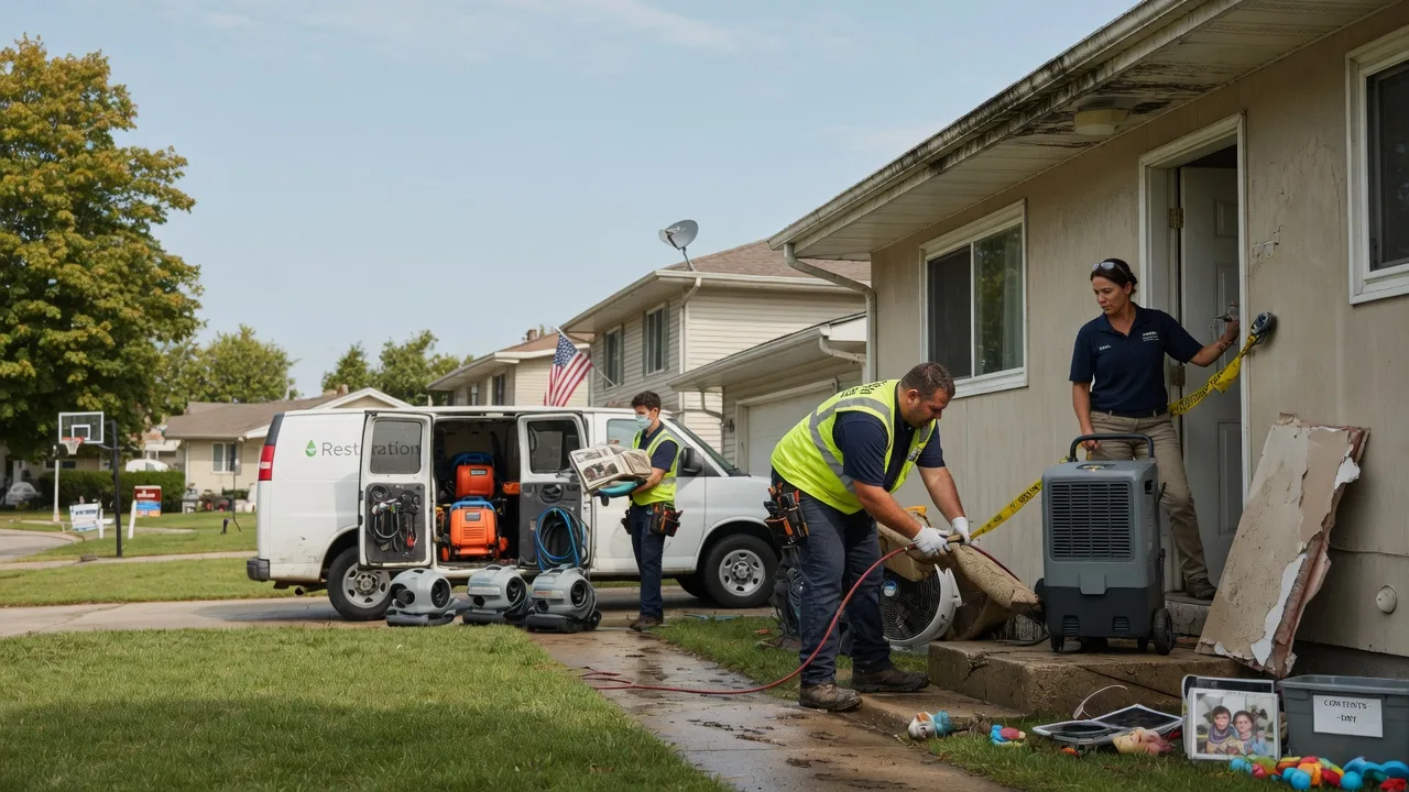Water Damage Restoration in Mapleton, ND near me
